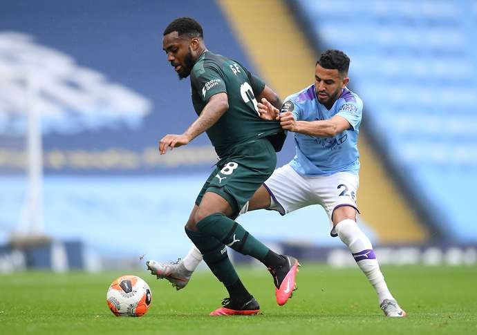 Danny Rose against Manchester City