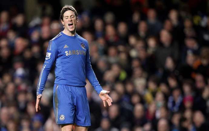 Torres struggled at Chelsea