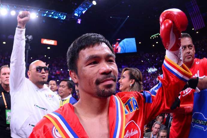 Pacquiao was victorious last July