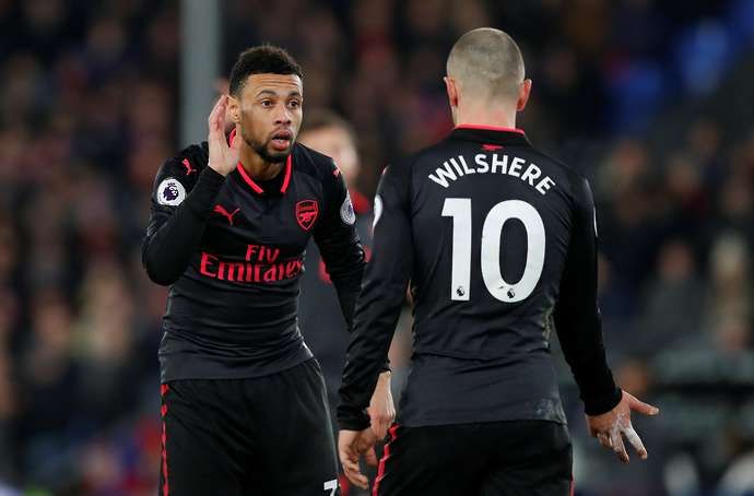 Francis Coquelin and Jack Wilshere
