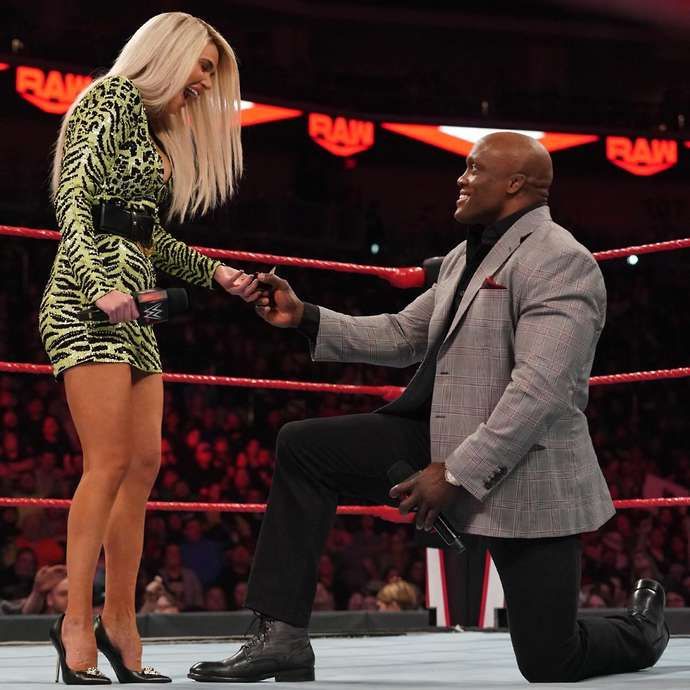Lashley was involved in a silly storyline with Lana