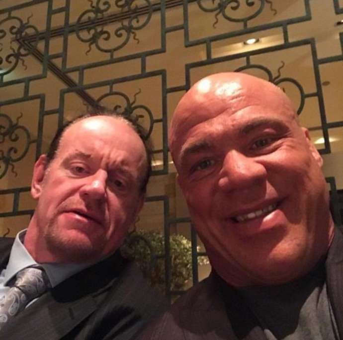 Angle and Undertaker are good friends now