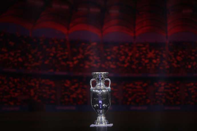 The Euro 2021 trophy