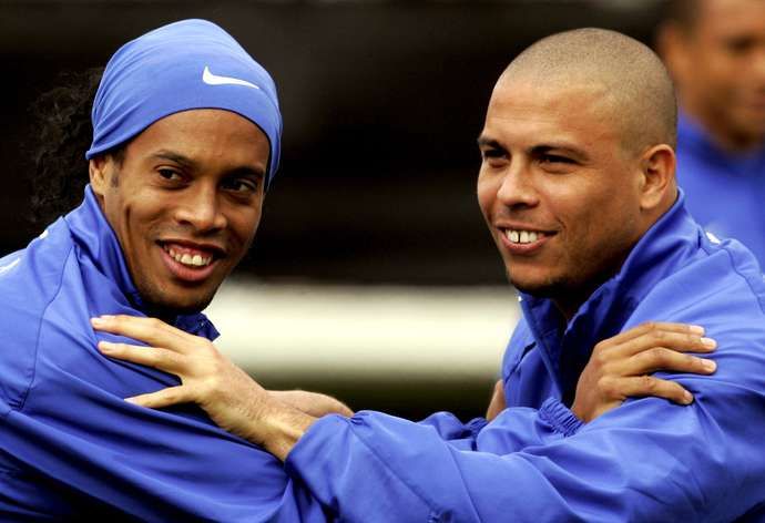 Ronaldinho and Ronaldo