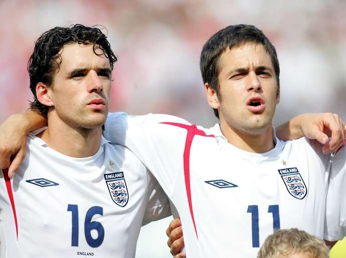Hargreaves and Cole at the 2006 World Cup