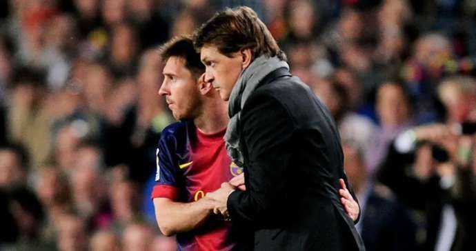 Vilanova and Messi