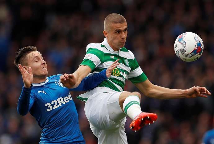 Simunovic in action for Celtic