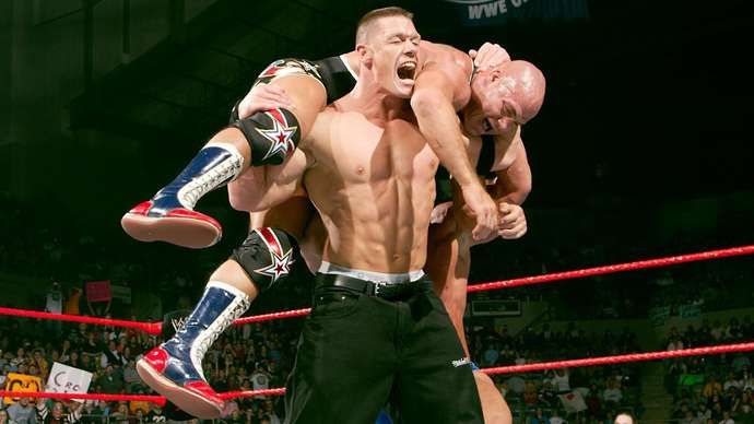 Cena and Angle had a great WWE rivalry