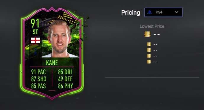 Kane's 91-rated card