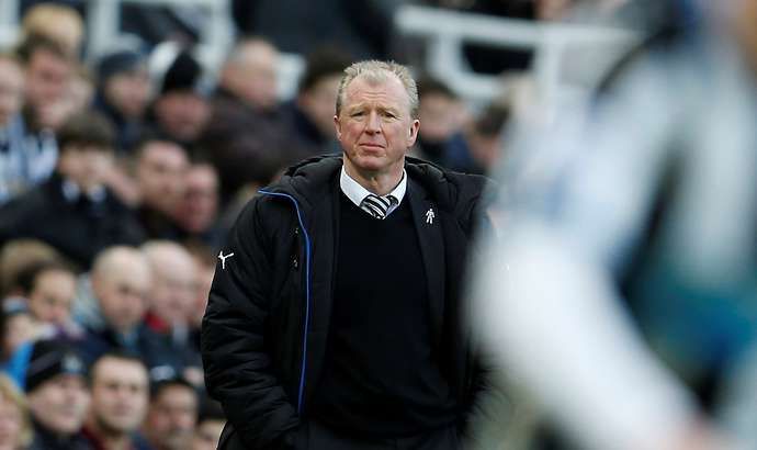 Steve McClaren while in charge of Newcastle United