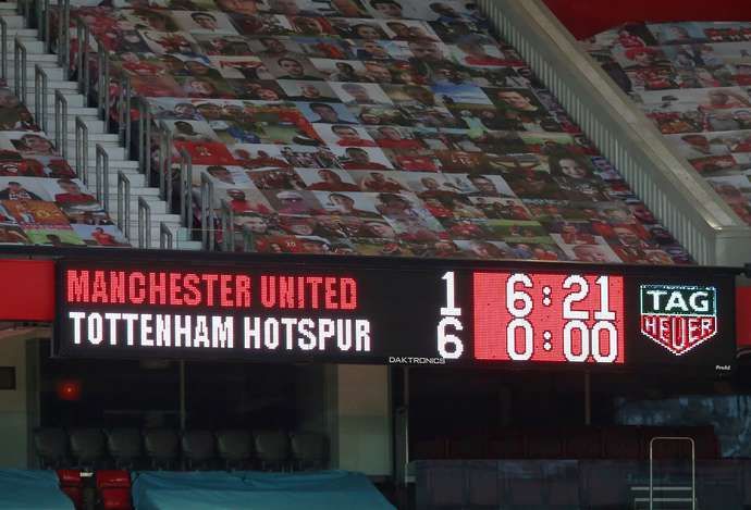 Manchester United 1-6 Tottenham