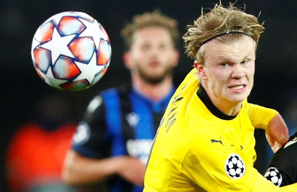 Champions League Erling Haaland Involved In Incredibly Awkward Champions League Erling Haaland Involved In Incredibly Awkward
