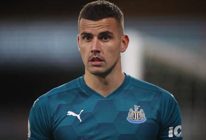 Karl Darlow in action for Newcastle