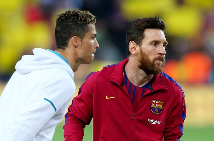 Messi & Ronaldo during El Clasico