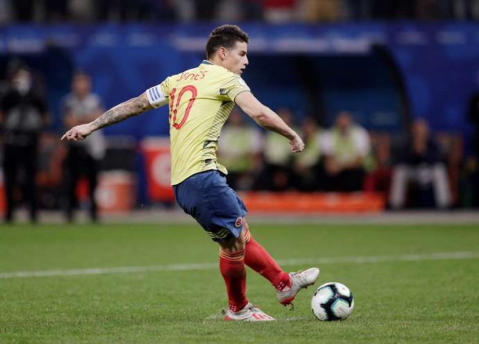 James Rodriguez Everton Colombia latest news injury
