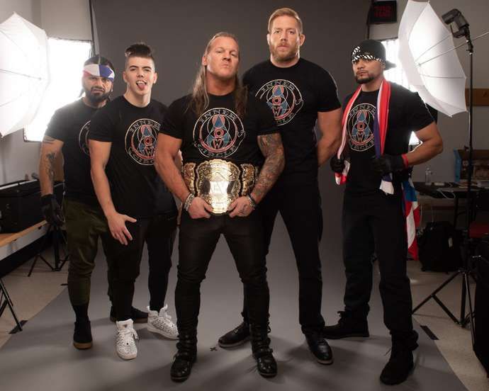 Hager and Jericho are now in AEW. Photo credit: AEW