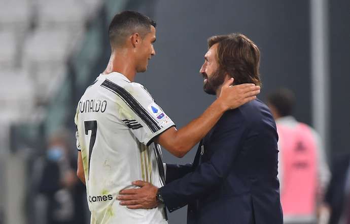 Ronaldo and Pirlo