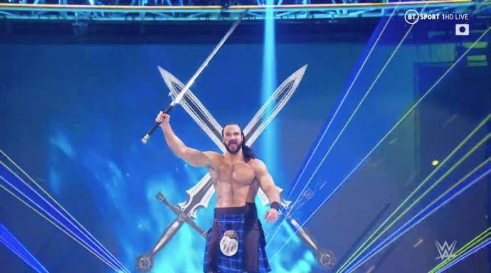 McIntyre borrowed McMahon's sword