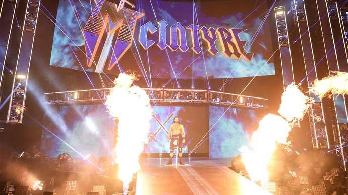 McIntyre's entrance was epic