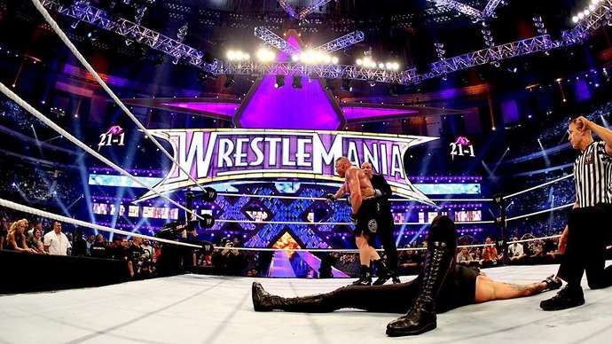 Lesnar shocked the world at WrestleMania