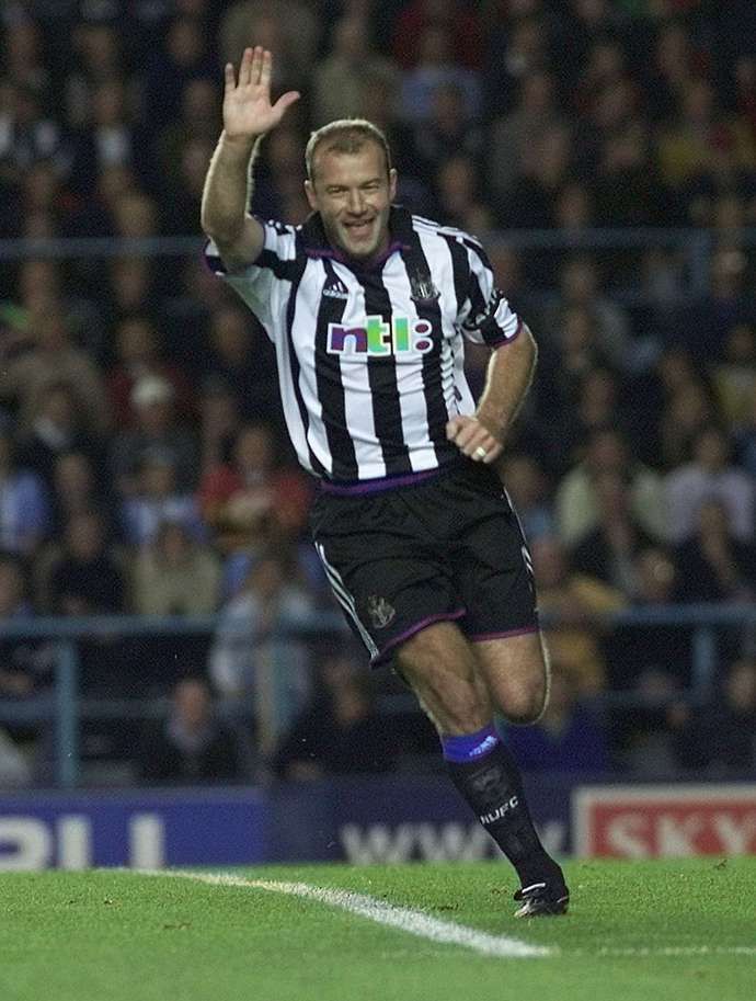 Shearer with Newcastle
