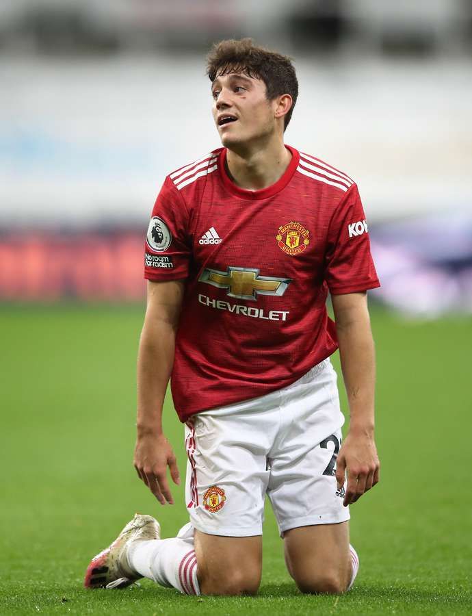 Daniel James in action for Man United