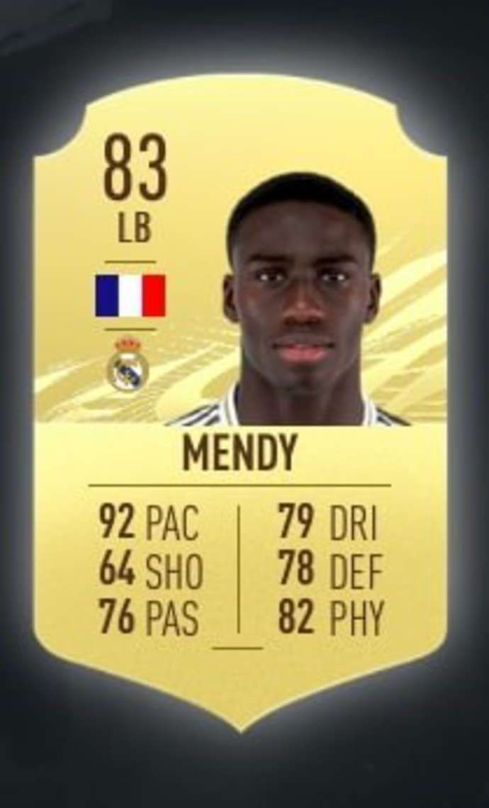 Mendy's FIFA 21 card