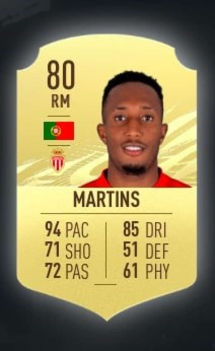 Martins' FIFA 21 card
