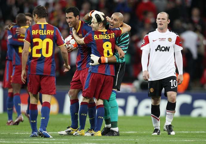 Rooney during the 2011 CL final