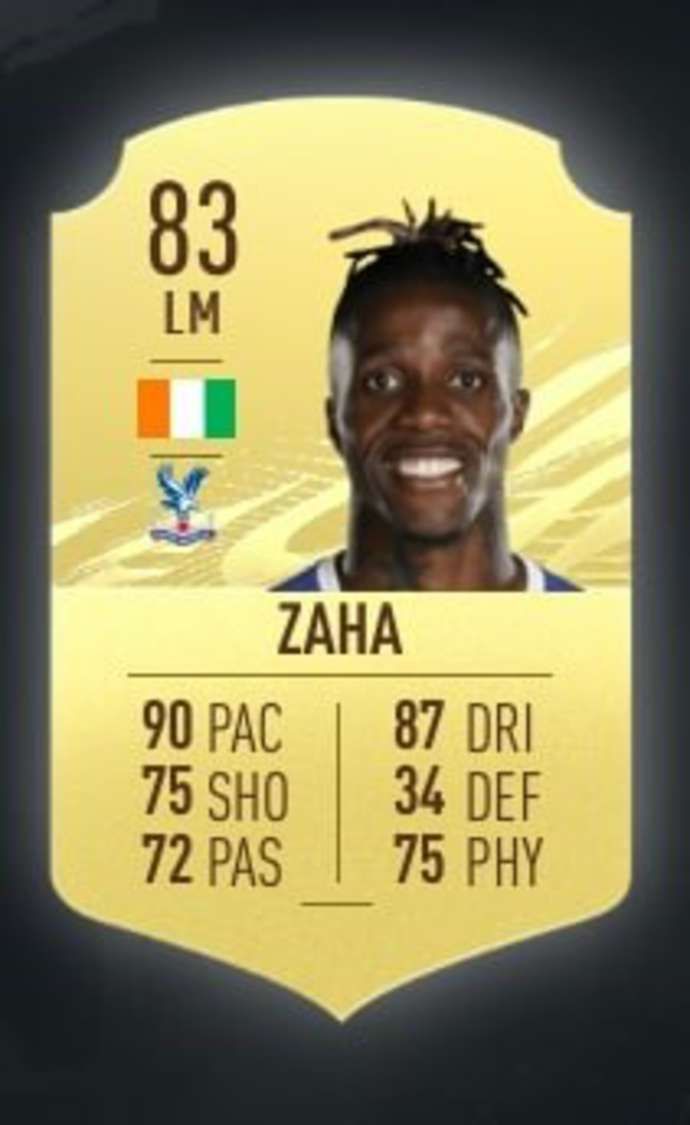 Zaha's FIFA 21 card