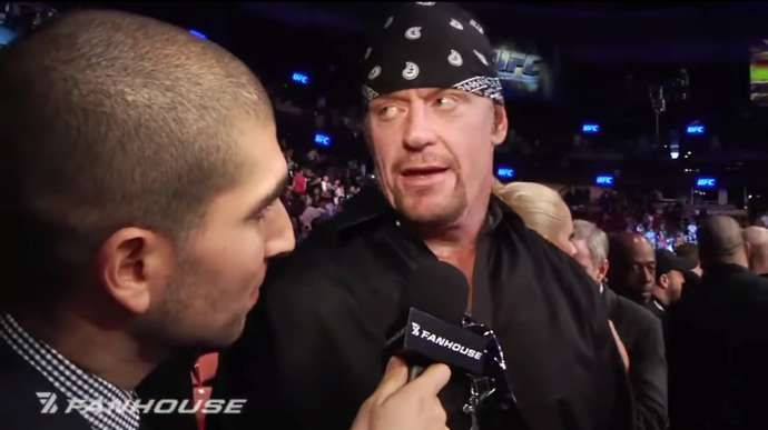 Undertaker was there to create a buzz for Lesnar's WWE return