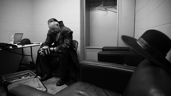 Undertaker also shared some backstage images from his last appearance