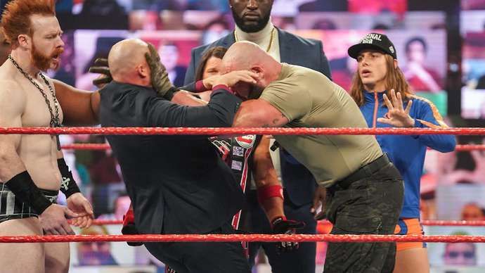 Strowman attacked Pearce on RAW