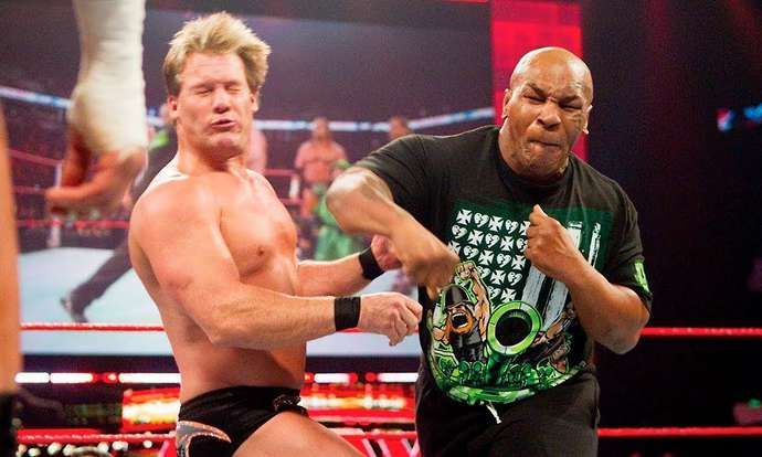 Tyson 'grazed' Jericho on RAW