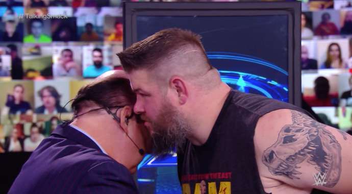 Owens and Heyman impressed fans on Talking Smack