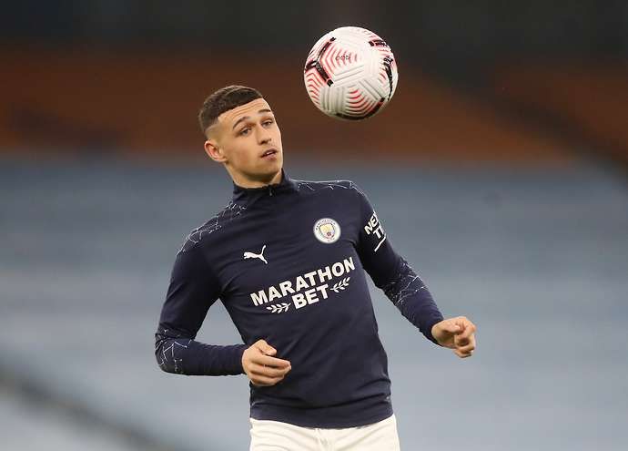 Foden with Man City
