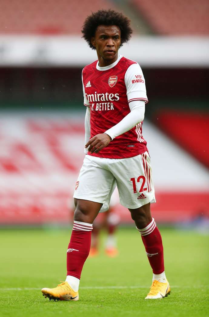 Willian with Arsenal