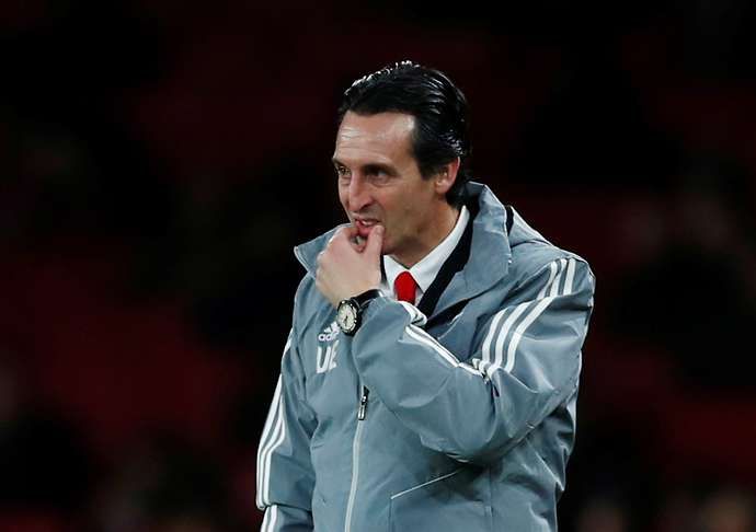 Emery with Arsenal