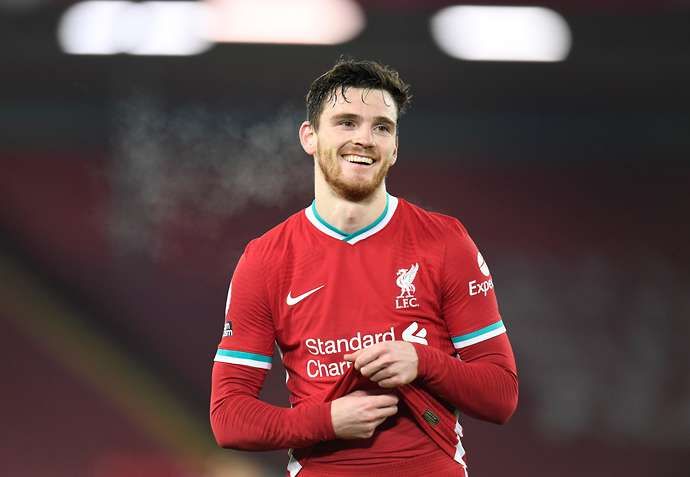Robertson with Liverpool