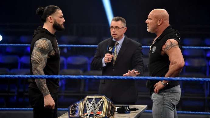 Reigns and Goldberg could meet at WrestleMania 37
