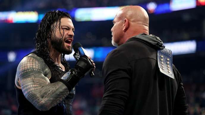Reigns could go over Goldberg if they meet in WWE