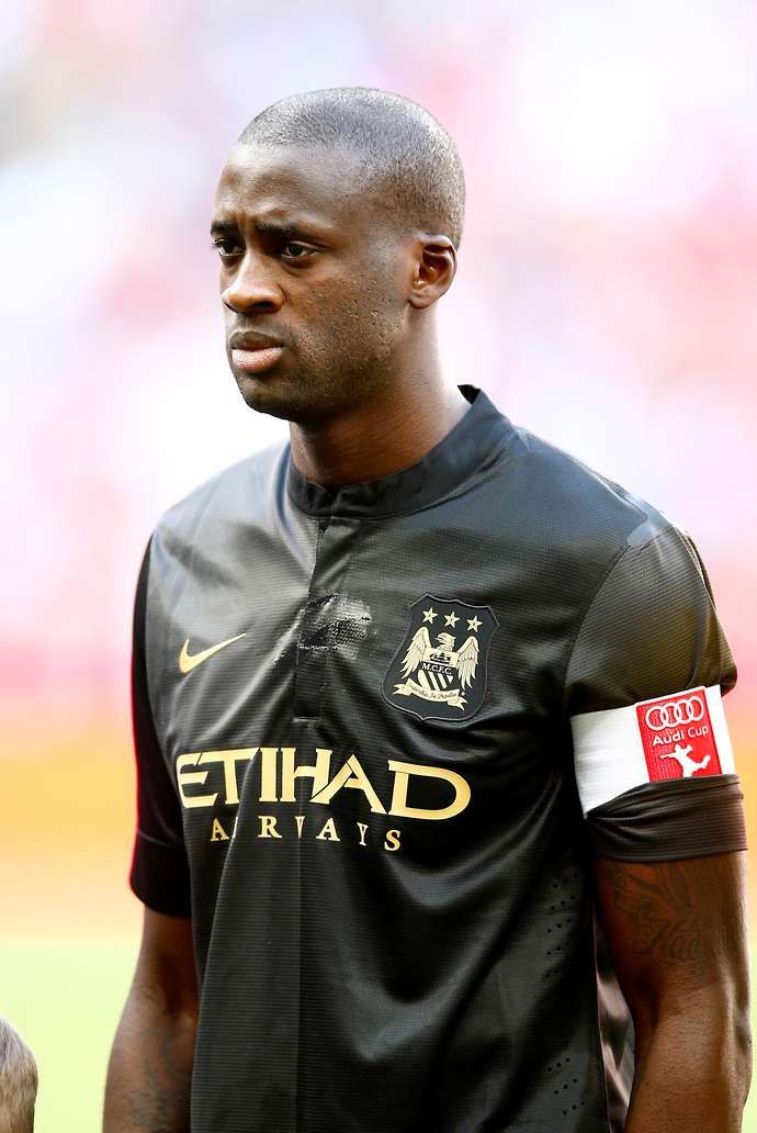 Toure with Man City
