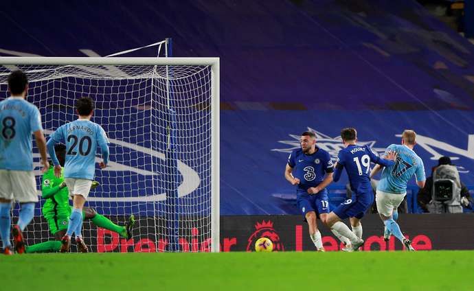 De Bruyne's goal vs Chelsea