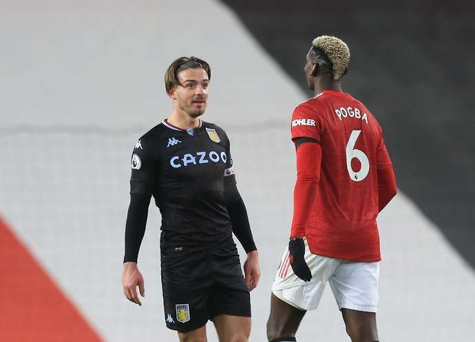 Grealish & Pogba in action