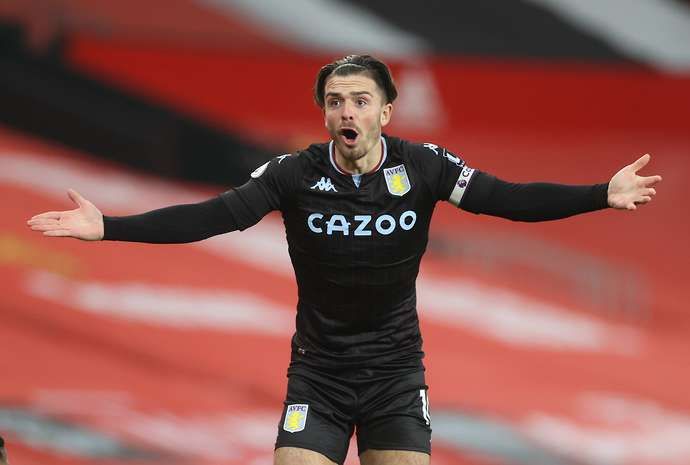 Grealish pleads with the referee