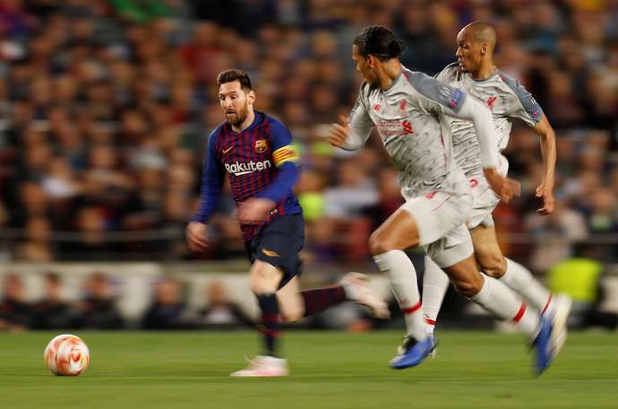 Lionel Messi and Virgil van Dijk