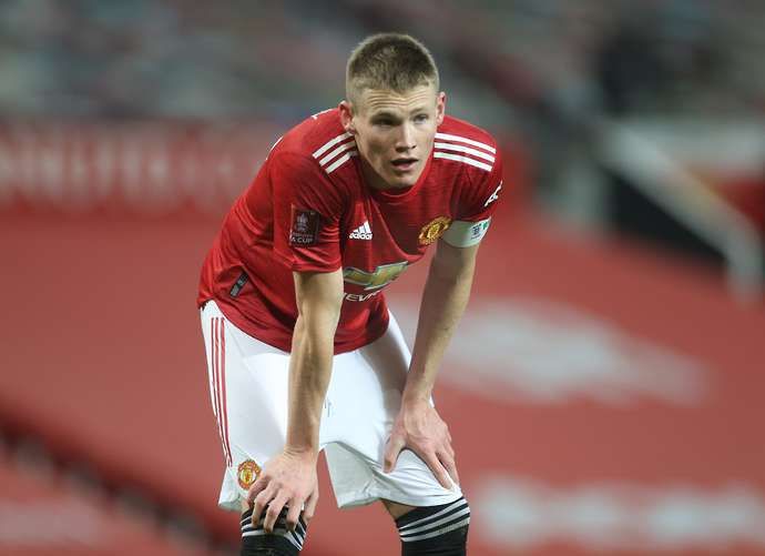 Scott McTominay in action for Man United