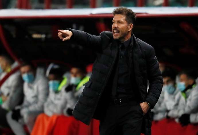 Simeone with Atletico