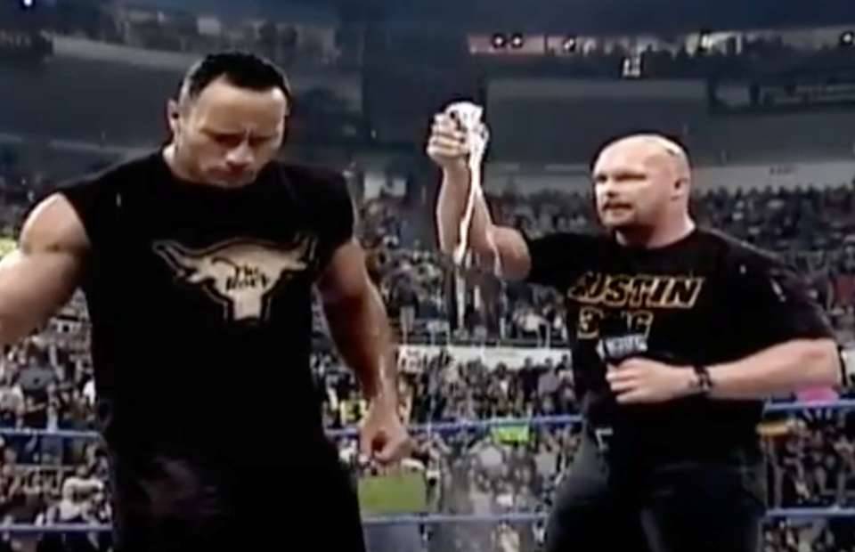WWE news: Stone Cold Steve Austin vs The Rock WrestleMania 17 promo ...