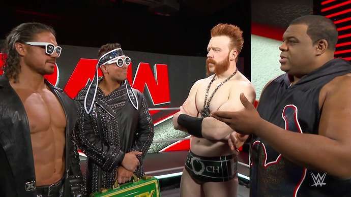 Lee and Sheamus won their match on RAW